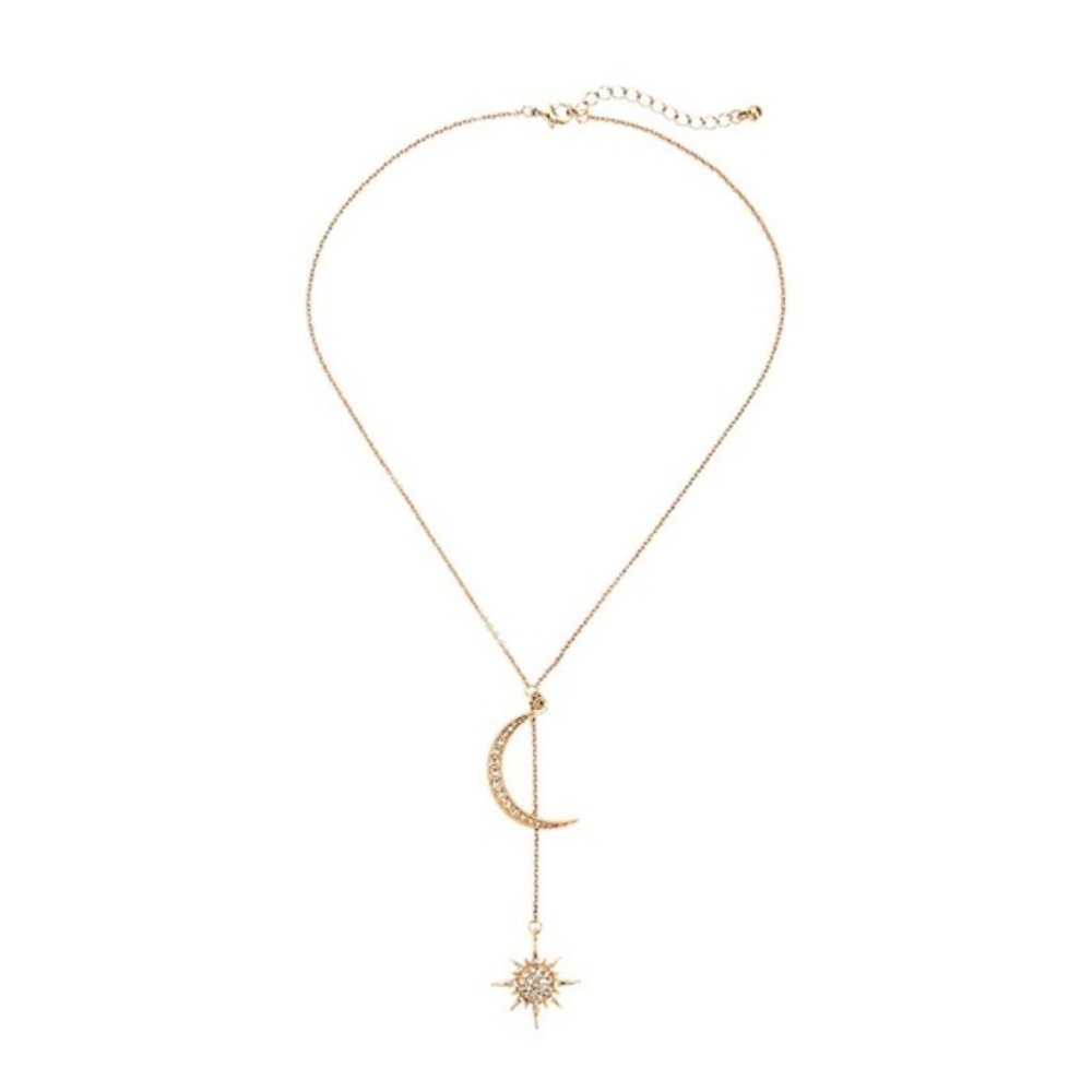 Moon + Star Chain Necklace